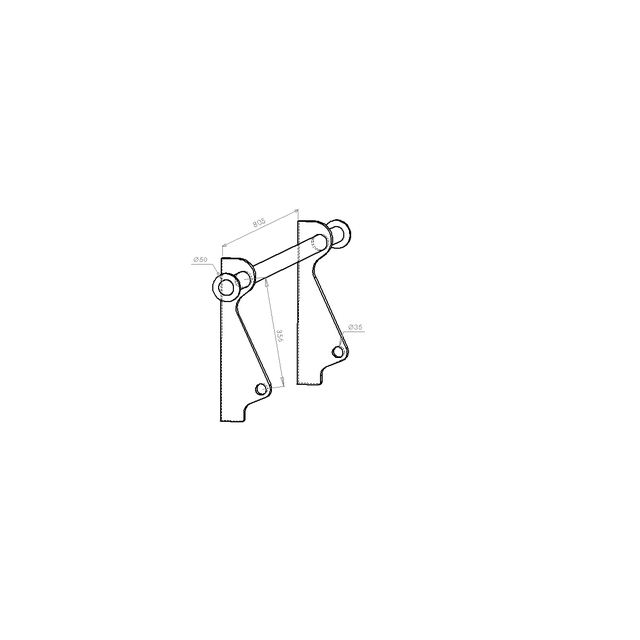 KIT Adaptation Brute A Souder Attelage Mailleux référence fournisseur 411402